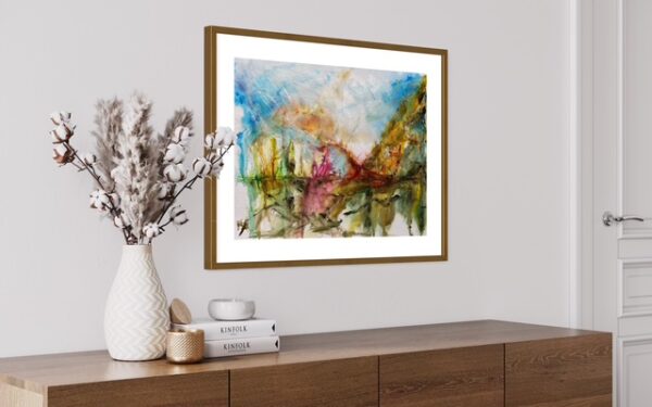 echoes of color watecolor painting